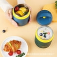 thumbnail image 3 of Hot Food Container, Insulated Food Jar With Leak Proof Lid, Vacuum Insulated Stainless Steel Jar For Portable Design And Temperature Controlled Meals (Blue), 3 of 3