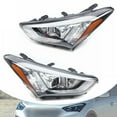 thumbnail image 2 of Headlight Set For 2013 14 15 2016 Hyundai Santa Fe Headlamps Left & Right, 2 of 6