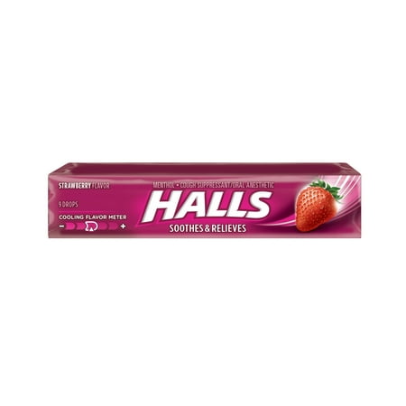Halls Cough Drops  Srawberry  9 Ct (Box of 20)