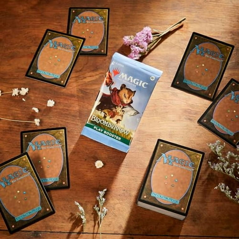 mtg bloomburrow set booster box Wizards of The Coast Magic: The Gathering Bloomburrow Commander Deck Bundle (Animated Army, Family Matters, Peace Offering, Squirreled Away)