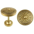 thumbnail image 2 of Urbanest Medallion Curtain Holdback – Elegant Drapery Tieback, Farmhouse Drapery Hardware for Stylish Window Treatments, 2 Pieces, Renaissance Gold, 2 of 2
