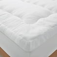 thumbnail image 5 of Peace Nest 3"& 4" Ultra Thickness Fitted Down Alternative Fiber Mattress Topper with Elastic Deep Strape Full - Wave/White - 4 Inch, 5 of 6