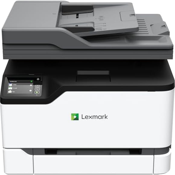 Impresora láser multifunción a color Lexmark CX331adwe con pantalla táctil, escáner y fotocopiadora láser, compatible con dispositivos móviles, impresión dúplex automática y fax analógico, inalámbrica