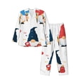 thumbnail image 1 of Balery School Cute Gnomes Pijama para Hombre de Dos Piezas con Manga Larga, Conjunto de Dormir y Descanso Suave con Bolsillos-X-Large, 1 of 7