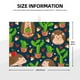 thumbnail image 2 of Fotbe Cute Hedgehogs Cactus Blue Alfombrilla de Secado para Cocina con Estampado, 18x24 Pulgadas, 2 of 7