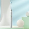 thumbnail image 4 of VANLOFE 6 Modes Electric Toothbrush With 4 Brush Heads Portable travel toothbrush White, 4 of 7