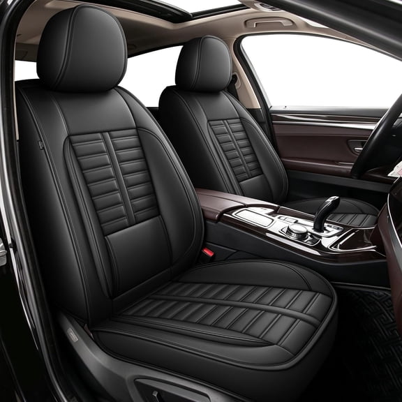 Car Seat Cover Fit for Toyota RAV4(Not for Hybrid) Accessories 2013–2026,Full Sets Full Coverage Breathable Leather Seat Protector,Waterproof Airbags Compatible Auto Interior,Black