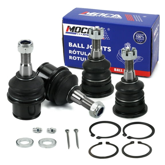 MOCA AUTOPARTS 4x Front Upper & Lower Ball Joints Fit for 2009-2010 Dodge Ram 1500 & 2013-2018 Ram 1500