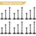 thumbnail image 4 of Candle Holder Black Candlestick Holders Set of 18 Iron Metal Candle Holders for Candlesticks Vintage Candle Stick Holders Decor for Home Farmhouse Kitchen Fireplace Mantle Bathroom, 4 of 7