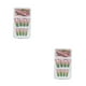thumbnail image 4 of Seitruly 1 Juego de puntas francesas para uñas, puntas de uñas Extra largas con gradiente, calcomanías desmontables, Kit de manicura DIY para tipo 9 Pegamento 2g, gelatina 24 piezas 2piezas, 4 of 6
