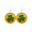 D, variant on St Patrick Earrings St. Patricks'S Earrings Irish Geometry Green Beards Green Hat Orgy