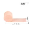 thumbnail image 2 of Uxcell Crepe Paper Streamer Crepe Paper Decor 82ft Long 1.77 Inch Wide, Light Brown, 2 of 5