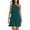 Green, variant on Women's 2024 Summer Sleeveless Mini Dress Boho One Shoulder Ruffle Tiered Layered Chiffon Flowy A Line Short Sleeve Dress