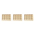 thumbnail image 3 of Thinsony Jewelry Display Tray Case Beads Holder Ladies Bangles Gemstone Stackable 12grids 7.87x5.91x1.38 Inch 3Set, 3 of 6