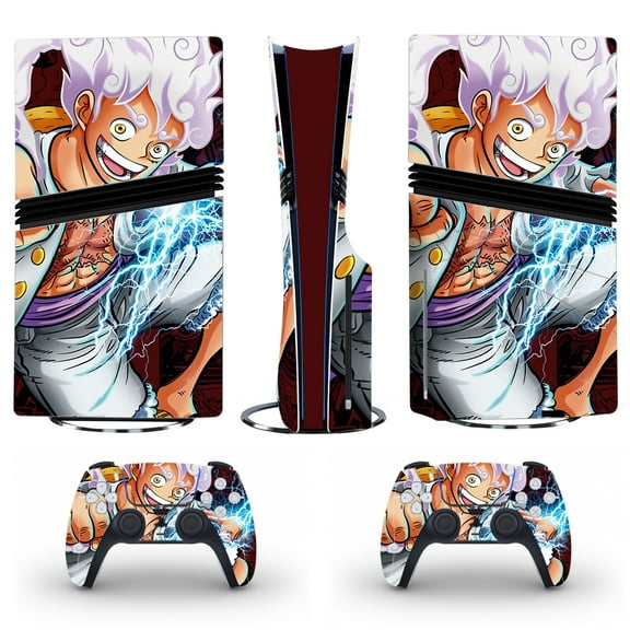 Full Body Vinyl Skin Stickers for PS5 Pro Disc Edition Console and Controllers