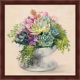 thumbnail image 2 of Great Art Now Festive Succulents by Julia Purinton, 2 Piece Framed Art Set Each 13"W x 13"H, 2 of 3