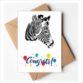thumbnail image 1 of Feature Pinto Tête Brune Animaux Cartes de Mariage Félicitations Enveloppes de Voeux, 1 of 3