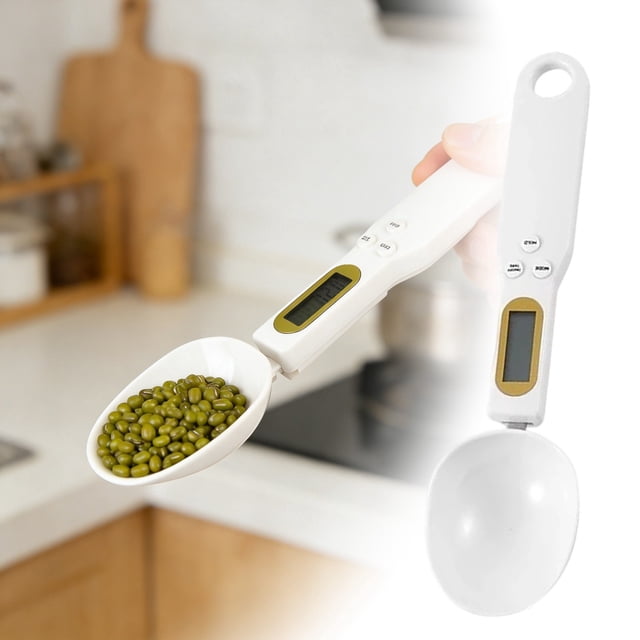 Digital Kitchen Scale Spoon With Rechargeable Battery And LCD Display For Precise Food Weight Measurement