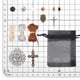 thumbnail image 3 of Kit para hacer rosarios de 359 piezas, collares de primera comunión, suministros para hacer oraciones y dijes., 3 of 6