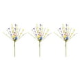 thumbnail image 1 of Juego de 3 púas de flores artificiales de Pascua de 17,7 pulgadas, tallos decorativos de plástico, color rosa y verde, para primavera, verano y vacaciones, para jarrones, centros de mesa,, 1 of 6
