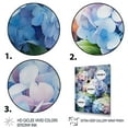 thumbnail image 3 of Designart "Dreamy Garden Blue Hydrangea" Floral Wall Decor, 3 of 5