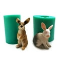 thumbnail image 5 of GENEMA 3D Silicone Rabbit Cake Decorative Mold Easter Rabbit Animal Modeling Candle Mold Gypsum Resin Mold, 5 of 10