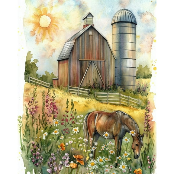 Paint by Numbers for Adults Kids Beginner Pastoral Song 2 DIY Acrylic Painting by Numbers Kits with Brushes Acrylic Pigment Home Decoration Gifts 16 x 20 inch