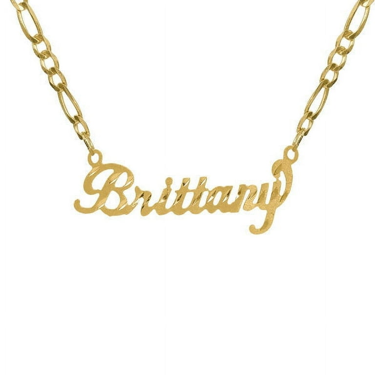 Walmart personalized nameplate necklace sale