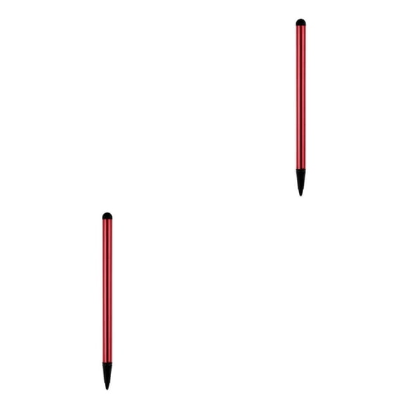 Methold Bolígrafo capacitivo de aleación de aluminio resistente a los arañazos lápiz de punta dura lápiz de goma Stylus Pen bolígrafos de Type6 NO6