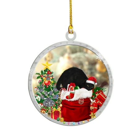 

Yrtoes 5pcs 2022 New Black Series Christmas Wooden Pendant Crafts Christmas Decorative Ornaments