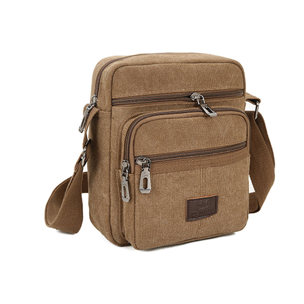 1PC Men Casual Outdoor Travel Canvas Shoulder Bag Satchel Messenger Bags Pouch