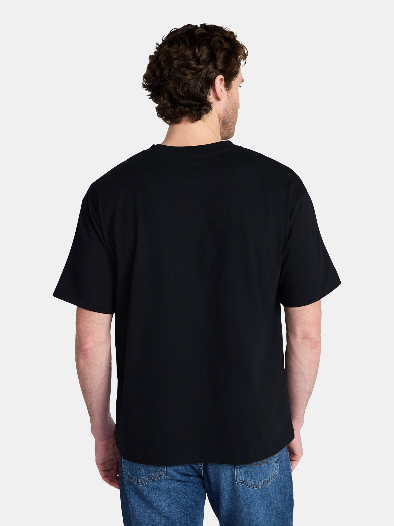 Punisher Men's and Big Men's Oversized Graphic Tee with Short Sleeves, Sizes S-3XL