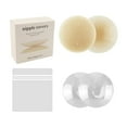 thumbnail image 2 of Cubre pezones para Mujer, Silicona Empanadas Lavable Impermeable Fino Transpirable beige 10cm jinwen Cubierta de pezón, 2 of 6
