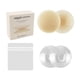 thumbnail image 2 of Cubierta de pezón para mujer, adhesivos para el pecho, lavable, reutilizable, delgada, cómoda, resistente al agua, cubiertas adhesivas de beige 10cm Yinane Cubierta de pezón, 2 of 6