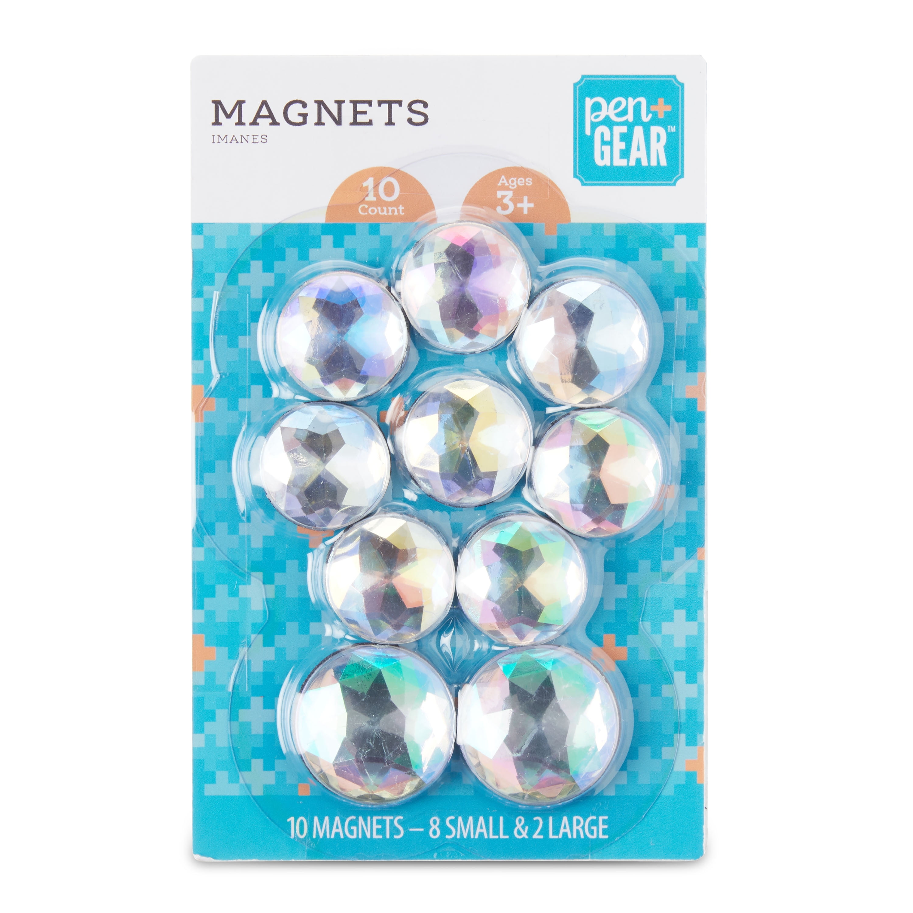 Pen+Gear Locker Magnets, Diamonds, 10 Count, for Teen Locker Shelves Use