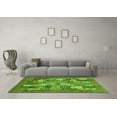 thumbnail image 3 of Ahgly Company Indoor Rectangle Abstract Green Modern Area Rugs, 5' x 8', 3 of 4