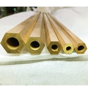 1 piece Hollow hexagonal copper tube, Outer diameter20mmx inside diameter 9mm x length495mm