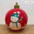 thumbnail image 1 of Balle Décorative Gonflable de Noël Extérieure 60cm PVC Grandes Grandes Balles Cadeau, 1 of 4