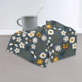 thumbnail image 6 of Pofeuu Flowers and Bee Print Hand Towel 27.5" x 16" Soft Absorbent Towel for Bathroom SPA Gym Hotel, 6 of 6