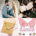 thumbnail image 3 of Valentines Day Gifts for Girlfriend Boyfriend - 2PC Pinkie Promise Matching Couples Keychain Gift for Boyfriend Girlfriend Long Distance, 3 of 9