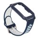 thumbnail image 1 of Correa de reloj de silicona de 20mm, suave, transpirable, elegante, cómoda y ligera para reloj inteligente OPPO FREE, azul oscuro, blanco + carcasa azul, 1 of 14