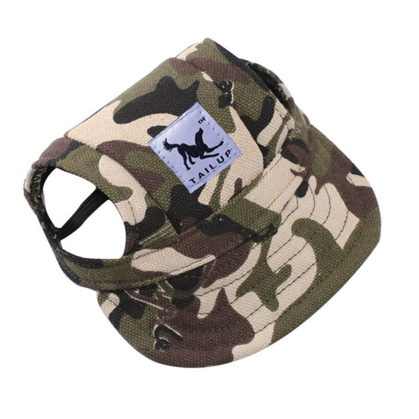 Xihbxyly Gorra de Lona para Mascotas Pequeñas, Ligera, con Protección Solar, Mezcla de Algodón Transpirable, Diseño Ajustable, Ideal para Aventuras Al Aire Libre, Sombrero de Verano para Perros, Disp
