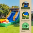 XJUMP T-Rex Inflatable Water Slide Bounce House with Pool, Commercial ...