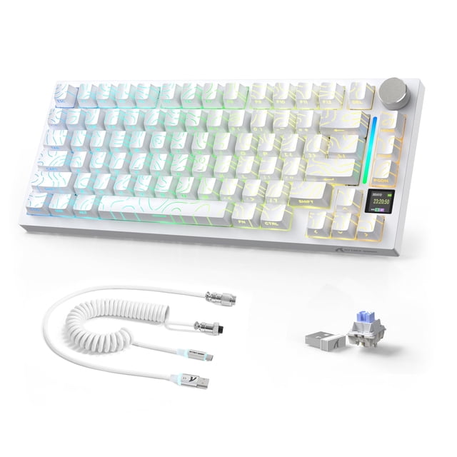 Teclado mecánico para juegos A.JAZZ X820Ultra Wireless RGB
