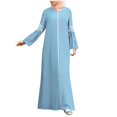 thumbnail image 1 of Abaya Robes Vintage Robe Islamique à Imprimé Floral Longue Femme Caftan Musulman Vêtements Musulmans, 1 of 7