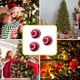 thumbnail image 5 of Adornos navideños: Bolas de fieltro de lana de colores de 3 cm para manualidades. Material para colgar adornos en el árbol de Navidad. Guirnalda navideña., 5 of 6