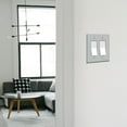 thumbnail image 6 of WIRESTER 2-Gang Decorator Light Switch Plate/Wall Plate Cover, Solid Light Gray, 6 of 6