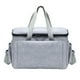 thumbnail image 4 of Bolsa organizadora para cochecito de bebé, bolsa de viaje universal para mamá con correas para cochecito de bebé Gris, 4 of 7