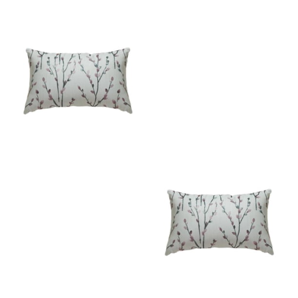 Toystoory 2 fundas de almohada, funda de almohada, sofá, dormitorio, accesorios para coche Rosa 30*50cm 2Conjunto