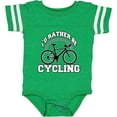 thumbnail image 3 of Inktastic I'd Rather Be Cycling Boys or Girls Baby Bodysuit, 3 of 5